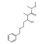 D-threo-Pentonamide, 2,4-dideoxy-N-methoxy-N,2-dimethyl-5-O-(phenylmethyl)- 