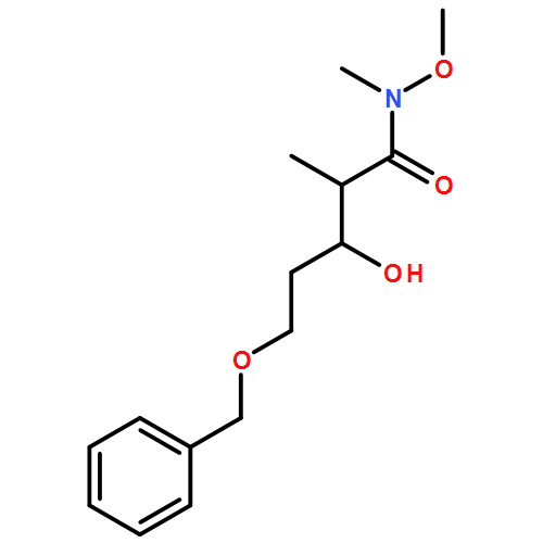 D-threo-Pentonamide, 2,4-dideoxy-N-methoxy-N,2-dimethyl-5-O-(phenylmethyl)- 