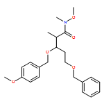 D-threo-Pentonamide, 2,4-dideoxy-N-methoxy-3-O-[(4-methoxyphenyl)methyl]-N,2-dimethyl-5-O-(phenylmethyl)- 