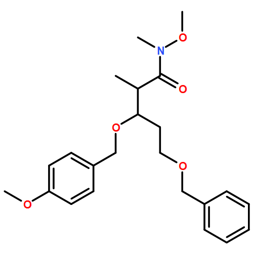 D-threo-Pentonamide, 2,4-dideoxy-N-methoxy-3-O-[(4-methoxyphenyl)methyl]-N,2-dimethyl-5-O-(phenylmethyl)- 