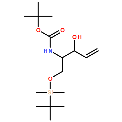 D-erythro-Pent-4-enitol, 2,4,5-trideoxy-2-[[(1,1-dimethylethoxy)carbonyl]amino]-1-O-[(1,1-dimethylethyl)dimethylsilyl]- 