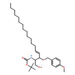 Carbamic acid, N-[(1S,2R,3E)-1-(hydroxymethyl)-2-[(4-methoxyphenyl)methoxy]-3-heptadecen-1-yl]-, 1,1-dimethylethyl ester 