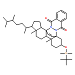 9a,17a-Etheno-1H-benzo[c]cyclopenta[h]phthalazino[2,3-a]cinnoline-11,16-dione, 8-[[(1,1-dimethylethyl)dimethylsilyl]oxy]-2,3,3a,4,5,5a,5b,6,7,8,9,17b-dodecahydro-3a,5b-dimethyl-3-[(1R,4S)-1,4,5-trimethylhexyl]-, (3R,3aR,5aR,5bR,8S,9aS,17aS,17bR)- 