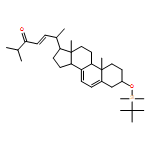 Cholesta-5,7,22-trien-24-one, 3-[[(1,1-dimethylethyl)dimethylsilyl]oxy]-, (3β,22E)- 