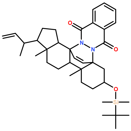 9a,17a-Etheno-1H-benzo[c]cyclopenta[h]phthalazino[2,3-a]cinnoline-11,16-dione, 8-[[(1,1-dimethylethyl)dimethylsilyl]oxy]-2,3,3a,4,5,5a,5b,6,7,8,9,17b-dodecahydro-3a,5b-dimethyl-3-[(1R)-1-methyl-2-propen-1-yl]-, (3R,3aR,5aR,5bR,8S,9aS,17aS,17bR)- 