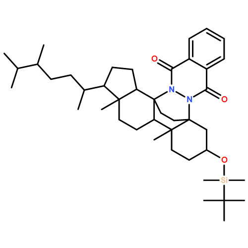 9a,17a-Ethano-1H-benzo[c]cyclopenta[h]phthalazino[2,3-a]cinnoline-11,16-dione, 8-[[(1,1-dimethylethyl)dimethylsilyl]oxy]-2,3,3a,4,5,5a,5b,6,7,8,9,17b-dodecahydro-3a,5b-dimethyl-3-[(1R,4S)-1,4,5-trimethylhexyl]-, (3R,3aR,5aR,5bR,8S,9aR,17aS,17bR)- 