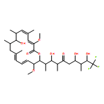 Oxacyclohexadeca-3,5,11,13-tetraen-2-one, 8-hydroxy-3,15-dimethoxy-5,7,9,11-tetramethyl-16-[(1S,2R,3S,6R,7S,8S)-9,9,9-trifluoro-2,6,8-trihydroxy-1,3,7-trimethyl-4-oxononyl]-, (3Z,5E,7R,8S,9S,11E,13E,15S,16R)- 