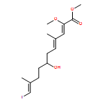 2,4,10-Undecatrienoic acid, 7-hydroxy-11-iodo-2-methoxy-4,10-dimethyl-, methyl ester, (2Z,4E,7S,10E)- 