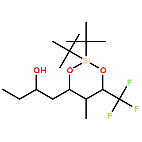 1,3-Dioxa-2-silacyclohexane-4-ethanol, 2,2-bis(1,1-dimethylethyl)-α-ethyl-5-methyl-6-(trifluoromethyl)-, (αS,4R,5S,6S)- 