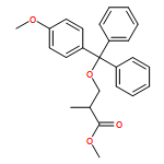 Propanoic acid, 3-[(4-methoxyphenyl)diphenylmethoxy]-2-methyl-, methyl ester, (2S)- 