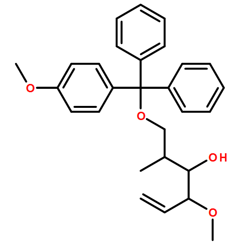 5-Hexen-3-ol, 4-methoxy-1-[(4-methoxyphenyl)diphenylmethoxy]-2-methyl-, (2S,3R,4S)- 