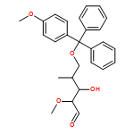 L-Lyxose, 4-deoxy-5-O-[(4-methoxyphenyl)diphenylmethyl]-4-methyl-2-O-methyl- 