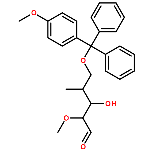 L-Lyxose, 4-deoxy-5-O-[(4-methoxyphenyl)diphenylmethyl]-4-methyl-2-O-methyl- 