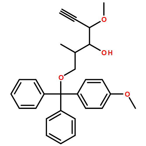 5-Hexyn-3-ol, 4-methoxy-1-[(4-methoxyphenyl)diphenylmethoxy]-2-methyl-, (2S,3R,4S)- 