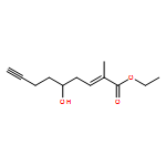 2-Nonen-8-ynoic acid, 5-hydroxy-2-methyl-, ethyl ester, (2E,5S)- 