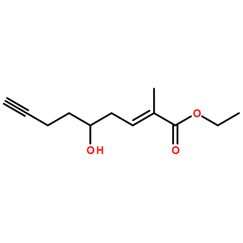 2-Nonen-8-ynoic acid, 5-hydroxy-2-methyl-, ethyl ester, (2E,5S)- 