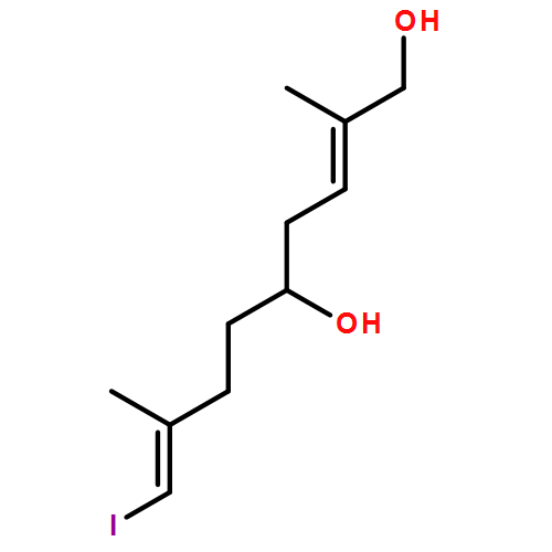 2,8-Nonadiene-1,5-diol, 9-iodo-2,8-dimethyl-, (2E,5S,8E)- 