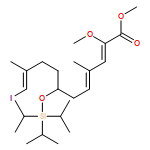 2,4,10-Undecatrienoic acid, 11-iodo-2-methoxy-4,10-dimethyl-7-[[tris(1-methylethyl)silyl]oxy]-, methyl ester, (2Z,4E,7S,10E)- 