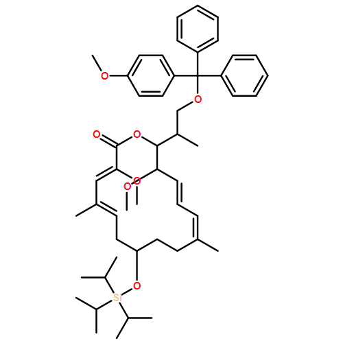 Oxacyclohexadeca-3,5,11,13-tetraen-2-one, 3,15-dimethoxy-16-[(1S)-2-[(4-methoxyphenyl)diphenylmethoxy]-1-methylethyl]-5,11-dimethyl-8-[[tris(1-methylethyl)silyl]oxy]-, (3Z,5E,8S,11E,13E,15S,16R)- 
