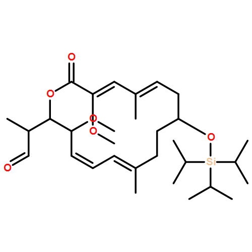Oxacyclohexadeca-4,6,12,14-tetraene-2-acetaldehyde, 3,15-dimethoxy-α,7,13-trimethyl-16-oxo-10-[[tris(1-methylethyl)silyl]oxy]-, (αR,2R,3S,4E,6E,10S,12E,14Z)- 
