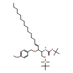 Carbamic acid, N-[(1S,2R,3E)-1-[[[(1,1-dimethylethyl)dimethylsilyl]oxy]methyl]-2-[(4-methoxyphenyl)methoxy]-3-heptadecen-1-yl]-, 1,1-dimethylethyl ester 