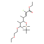 2-Octenoic acid, 5-[[(1,1-dimethylethyl)dimethylsilyl]oxy]-7-(2-ethoxyethoxy)-2-fluoro-4,6-dimethyl-, ethyl ester, (2E,4S,5R,6S,7S)- 