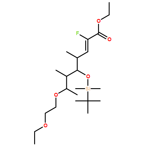2-Octenoic acid, 5-[[(1,1-dimethylethyl)dimethylsilyl]oxy]-7-(2-ethoxyethoxy)-2-fluoro-4,6-dimethyl-, ethyl ester, (2E,4S,5R,6S,7S)- 