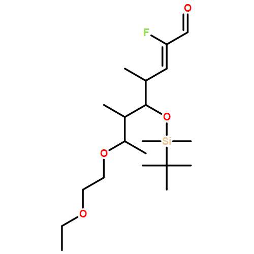 2-Octenal, 5-[[(1,1-dimethylethyl)dimethylsilyl]oxy]-7-(2-ethoxyethoxy)-2-fluoro-4,6-dimethyl-, (2E,4S,5R,6S,7S)- 