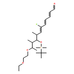 2,4,6-Dodecatrienal, 9-[[(1,1-dimethylethyl)dimethylsilyl]oxy]-11-(2-ethoxyethoxy)-6-fluoro-8,10-dimethyl-, (2E,4E,6Z,8S,9R,10S,11S)- 
