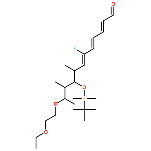 2,4,6-Dodecatrienal, 9-[[(1,1-dimethylethyl)dimethylsilyl]oxy]-11-(2-ethoxyethoxy)-6-fluoro-8,10-dimethyl-, (2E,4E,6Z,8S,9R,10S,11S)- 