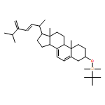 Ergosta-5,7,22,24(28)-tetraene, 3-[[(1,1-dimethylethyl)dimethylsilyl]oxy]-, (3β,22E)- 
