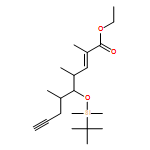 2-Nonen-8-ynoic acid, 5-[[(1,1-dimethylethyl)dimethylsilyl]oxy]-2,4,6-trimethyl-, ethyl ester, (2E,4R,5S,6S)- 