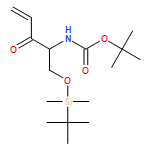 Carbamic acid, N-[(1S)-1-[[[(1,1-dimethylethyl)dimethylsilyl]oxy]methyl]-2-oxo-3-buten-1-yl]-, 1,1-dimethylethyl ester 