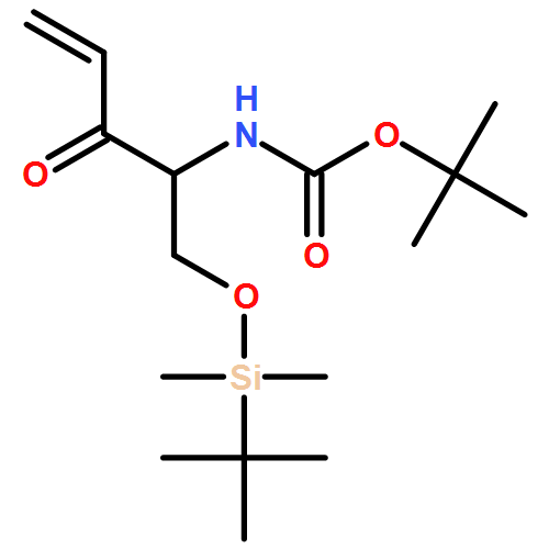 Carbamic acid, N-[(1S)-1-[[[(1,1-dimethylethyl)dimethylsilyl]oxy]methyl]-2-oxo-3-buten-1-yl]-, 1,1-dimethylethyl ester 