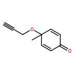 2,5-Cyclohexadien-1-one, 4-methyl-4-(2-propyn-1-yloxy)- 