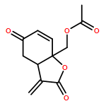 2,5(3H,4H)-Benzofurandione, 7a-[(acetyloxy)methyl]-3a,7a-dihydro-3-methylene-, (3aS,7aS)- 