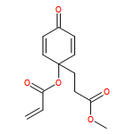 2,5-Cyclohexadiene-1-propanoic acid, 4-oxo-1-[(1-oxo-2-propen-1-yl)oxy]-, methyl ester 