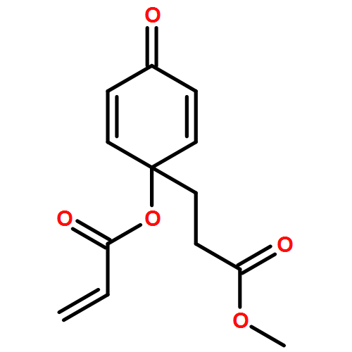 2,5-Cyclohexadiene-1-propanoic acid, 4-oxo-1-[(1-oxo-2-propen-1-yl)oxy]-, methyl ester 