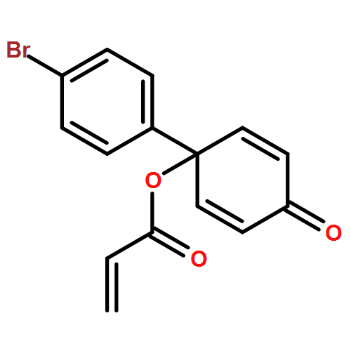 2-Propenoic acid, 1-(4-bromophenyl)-4-oxo-2,5-cyclohexadien-1-yl ester 