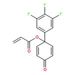 2-Propenoic acid, 4-oxo-1-(3,4,5-trifluorophenyl)-2,5-cyclohexadien-1-yl ester 