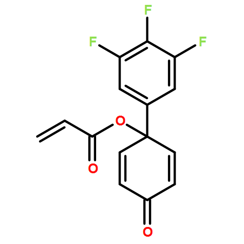 2-Propenoic acid, 4-oxo-1-(3,4,5-trifluorophenyl)-2,5-cyclohexadien-1-yl ester 