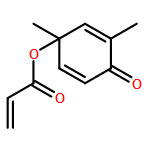 2-Propenoic acid, (1S)-1,3-dimethyl-4-oxo-2,5-cyclohexadien-1-yl ester 