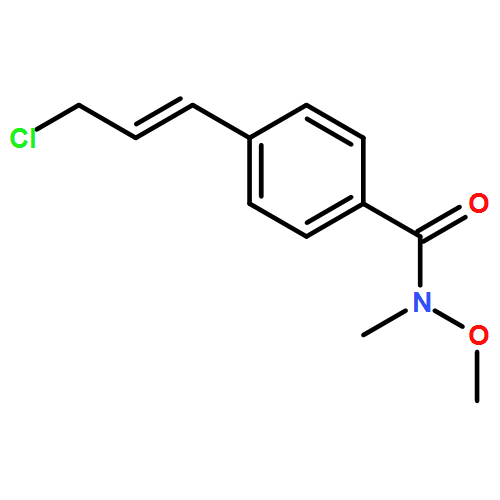 Benzamide, 4-[(1E)-3-chloro-1-propen-1-yl]-N-methoxy-N-methyl- 