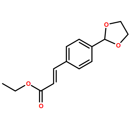 2-Propenoic acid, 3-[4-(1,3-dioxolan-2-yl)phenyl]-, ethyl ester, (2E)- 