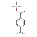 Ethanone, 1-[4-[1-[(trimethylsilyl)oxy]ethenyl]phenyl]- 