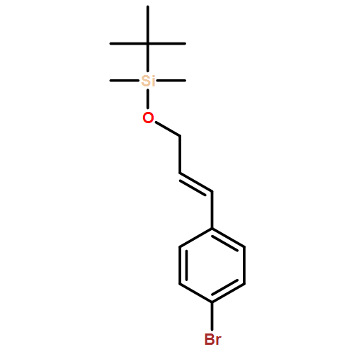 Benzene, 1-bromo-4-[(1E)-3-[[(1,1-dimethylethyl)dimethylsilyl]oxy]-1-propen-1-yl]- 