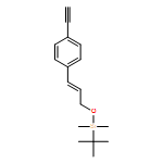 Benzene, 1-[(1E)-3-[[(1,1-dimethylethyl)dimethylsilyl]oxy]-1-propen-1-yl]-4-ethynyl- 