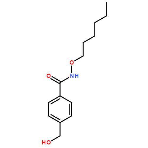 Benzamide, N-(hexyloxy)-4-(hydroxymethyl)- 