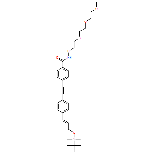 Benzamide, 4-[2-[4-[(1E)-3-[[(1,1-dimethylethyl)dimethylsilyl]oxy]-1-propen-1-yl]phenyl]ethynyl]-N-[2-[2-(2-methoxyethoxy)ethoxy]ethoxy]- 