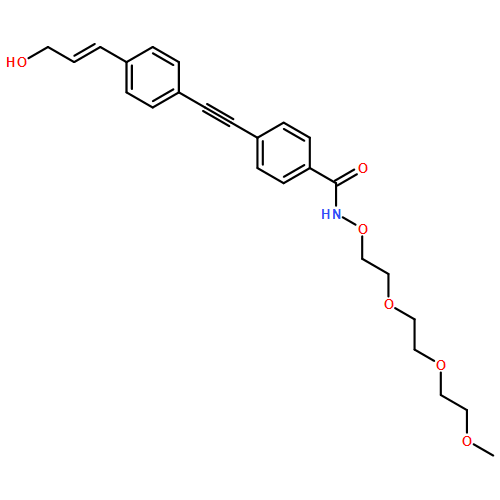 Benzamide, 4-[2-[4-[(1E)-3-hydroxy-1-propen-1-yl]phenyl]ethynyl]-N-[2-[2-(2-methoxyethoxy)ethoxy]ethoxy]- 